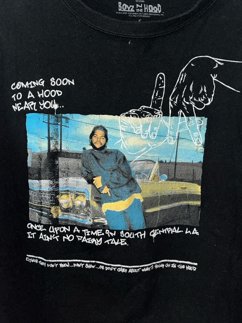 Boyz N The Hood Unisex Once Upon A Time In South LA Ice Cube T-Shirt Size S EUC